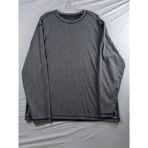 Tommy Bahama Mens 2XL Gray Long Sleeve Thermal Shirt Base Layer Crewneck Knit